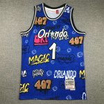 Maillot de Basket #1 Hardaway Orlando Magic Graffiti